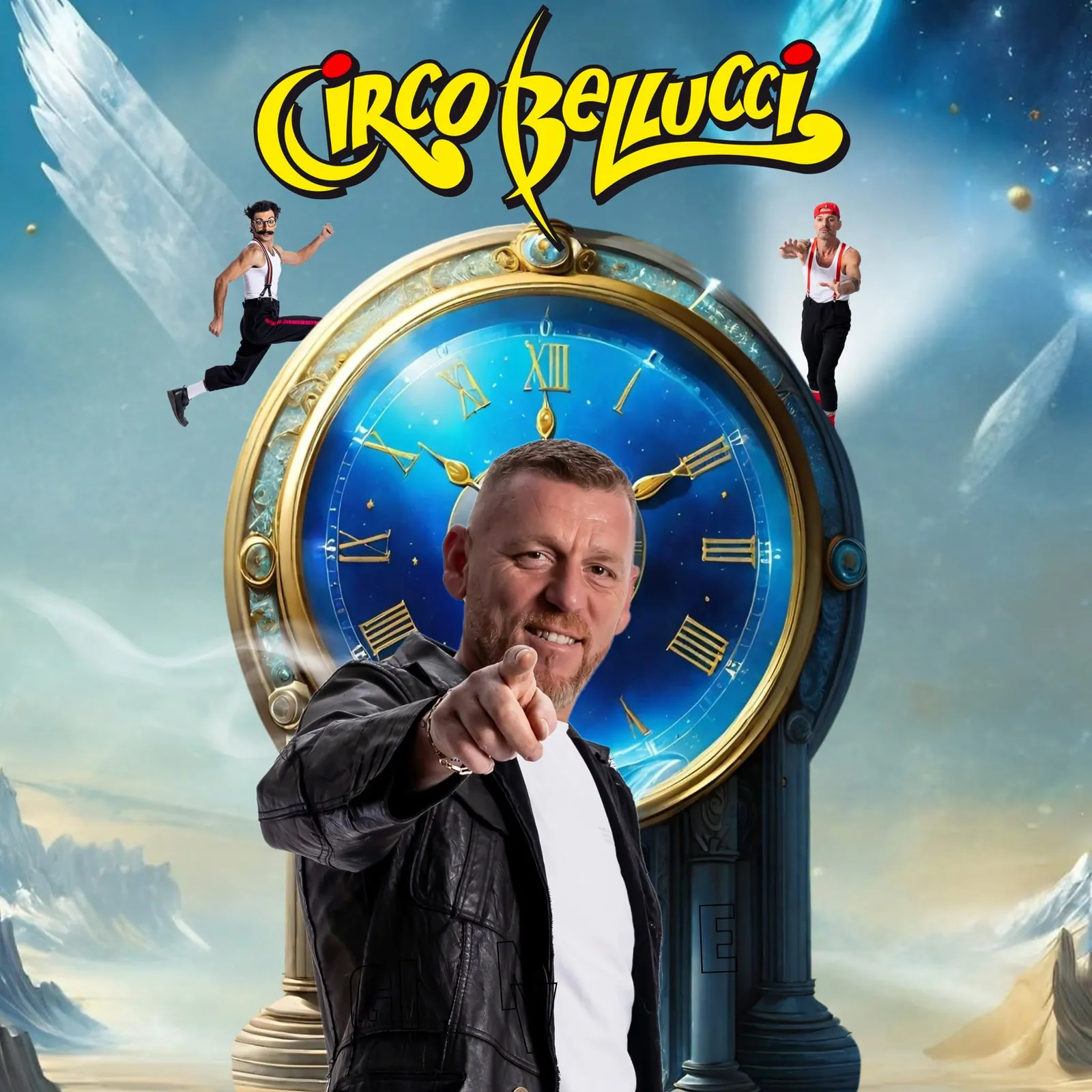 Afiș Circo Bellucci pentru spectacolul Viaggio nel Tempo